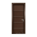 Chinese chestnut color European entrance entry security front gate interior casement MDF/HDF  wood door for bathroom